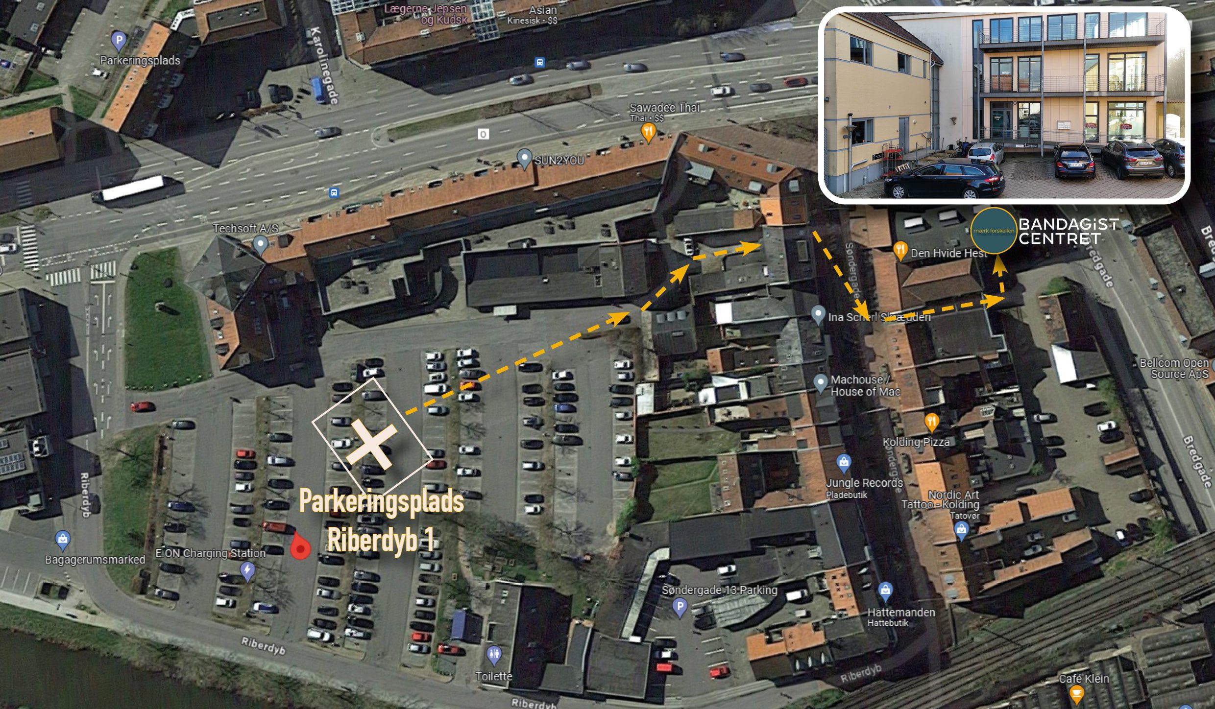 Vejviser til Kolding Afdelingen